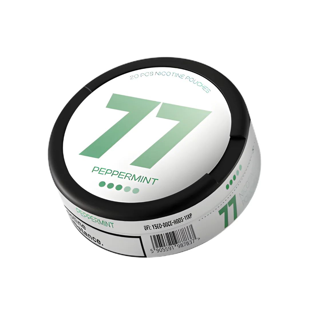 77 Nicotine Pouches Peppermint