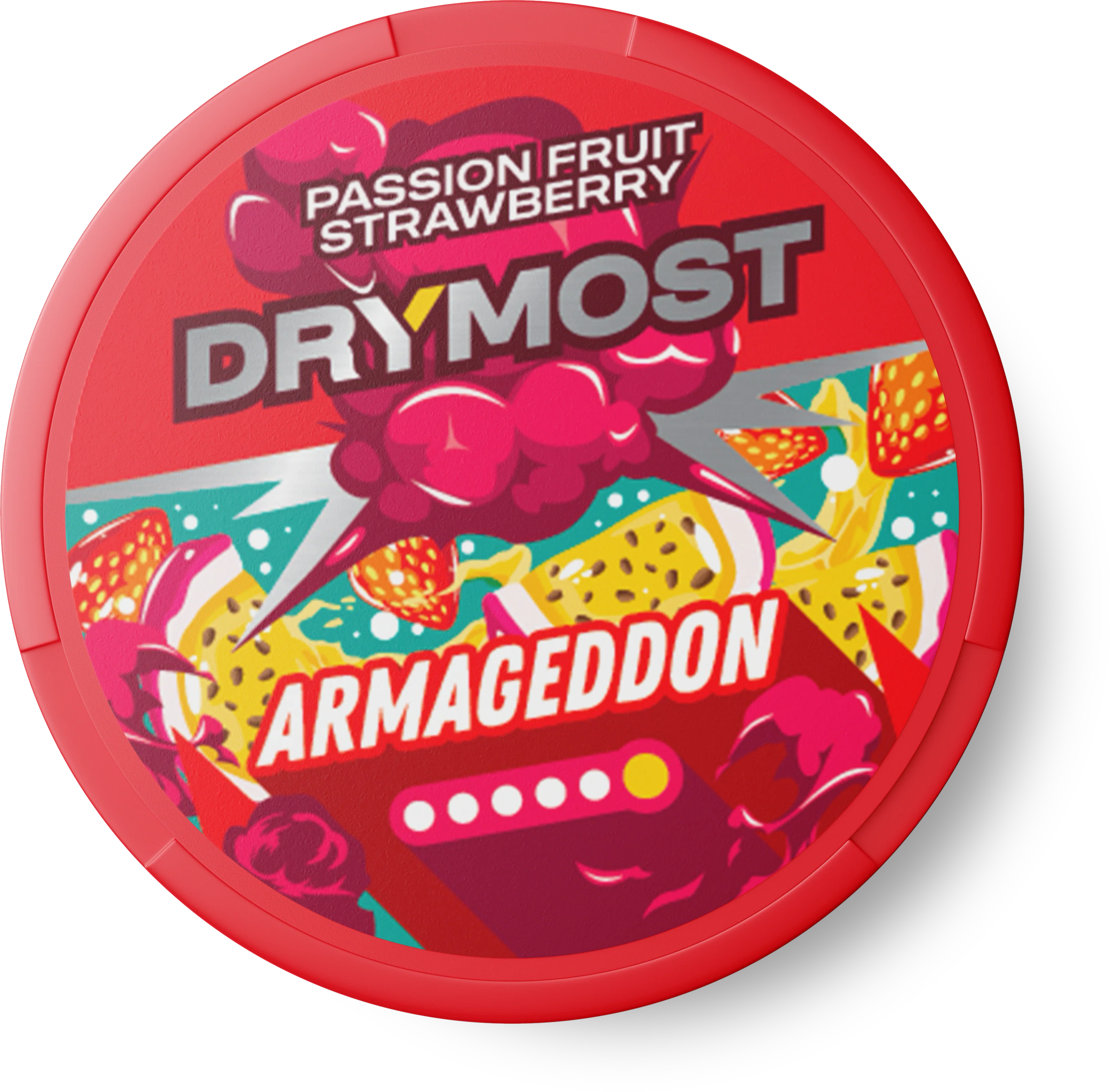 Drymost Armageddon Passion Fruit Strawberry