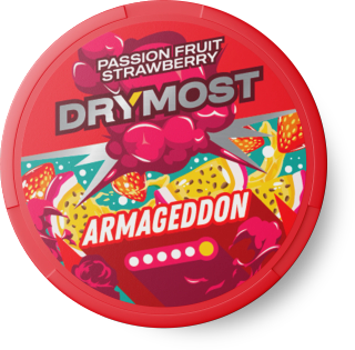 Drymost Armageddon Passion Fruit Strawberry