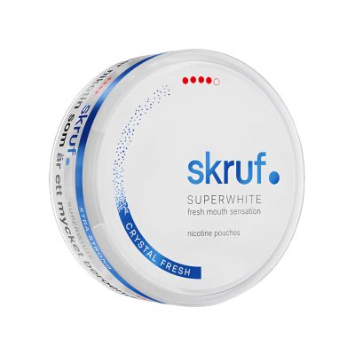 Skruf Superwhite Crystal Fresh Xtra Strong