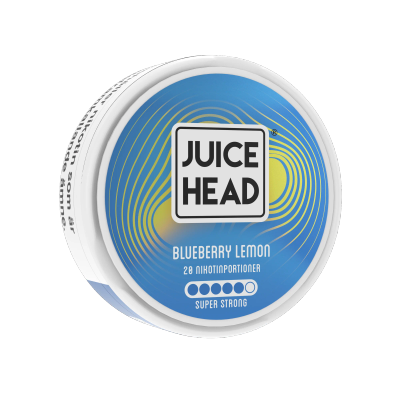 Juice Head Blåbær citron super stærk